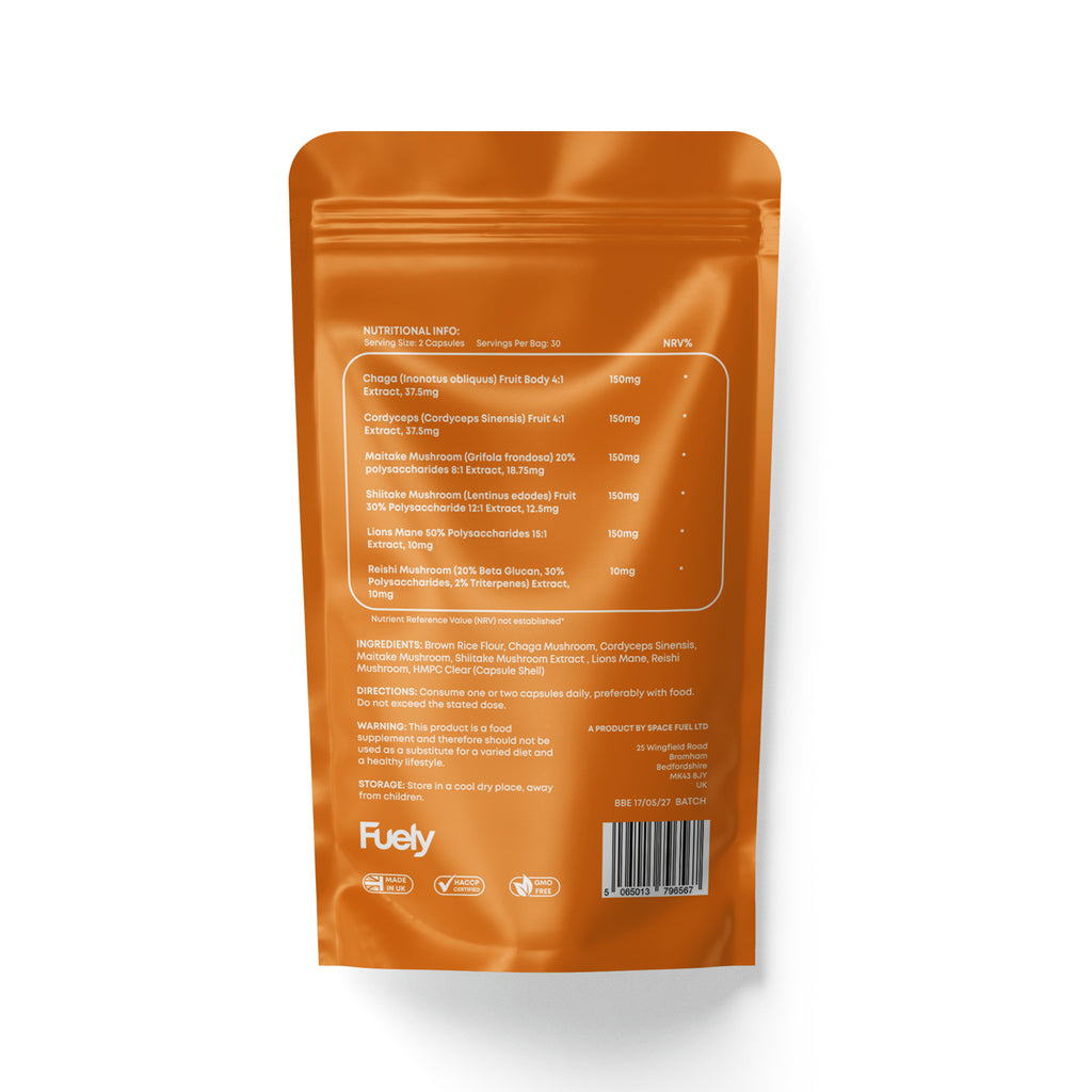 Fuely - Shroom Fuel - 60 Capsules