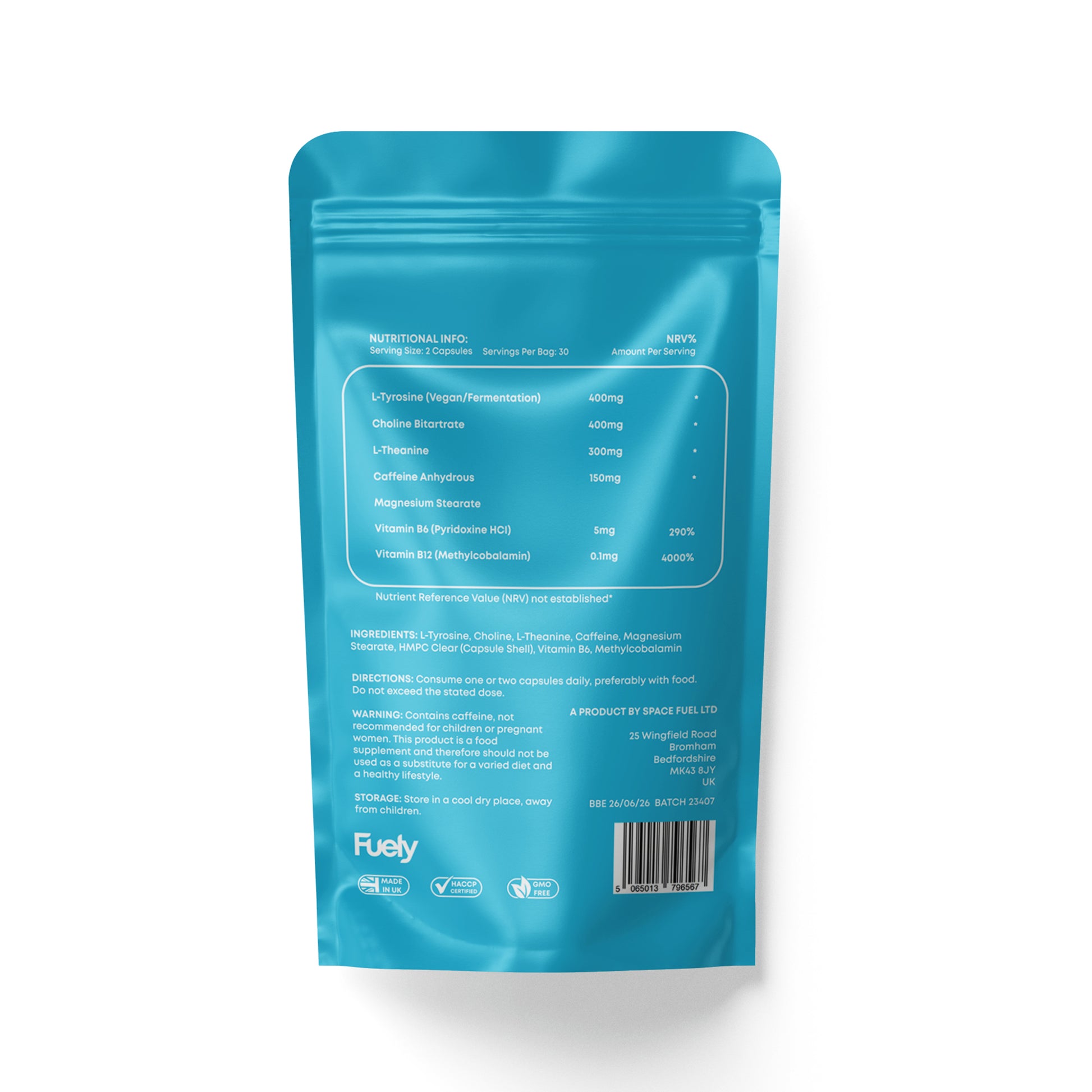 Fuely - Brain Fuel - 60 Capsules